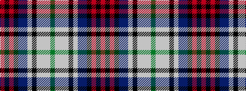 idealised woven sample of pattern GWWWKWBBKRKR