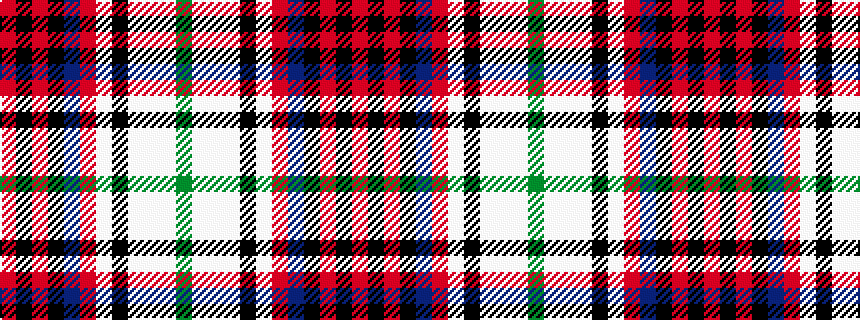 idealised woven sample of pattern GWWWKWRBKRKR