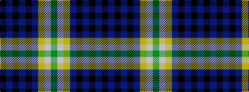 idealised woven sample of pattern GWYBKBKBK
