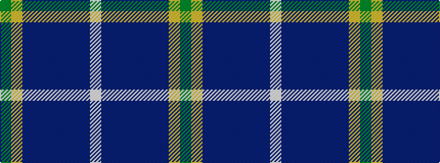 idealised woven sample of pattern GYBBBBBBW