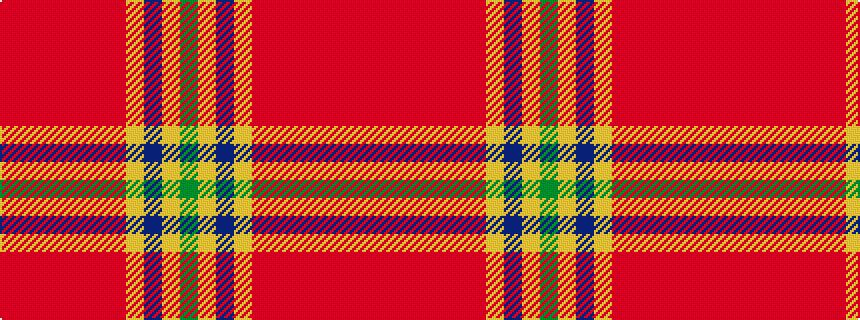 idealised woven sample of pattern GYBYRRRRRRR