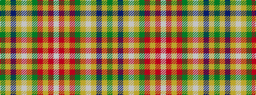 idealised woven sample of pattern GYBYWYGRYRW