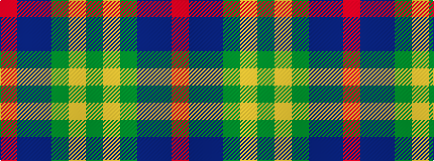idealised woven sample of pattern GYGBBR