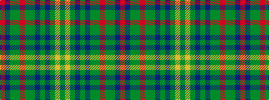idealised woven sample of pattern GYGBGBGGRGGBR