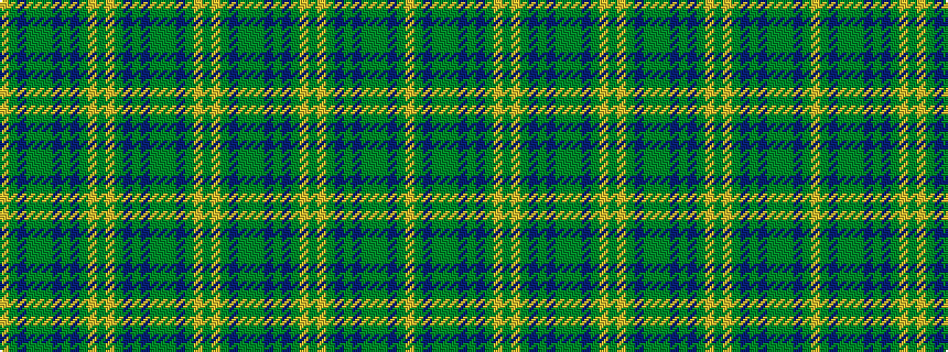 idealised woven sample of pattern GYGBGGGBGBGYGYGBGBGGGBGY