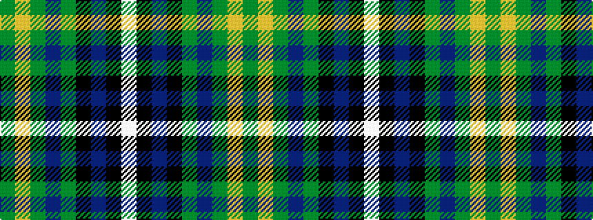 idealised woven sample of pattern GYGBGKBKW