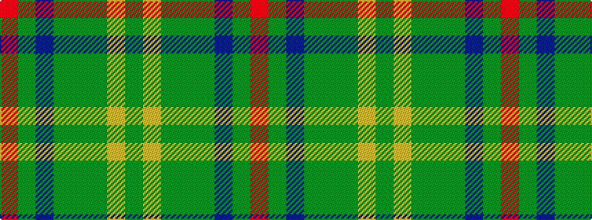 idealised woven sample of pattern GYGGGBGR