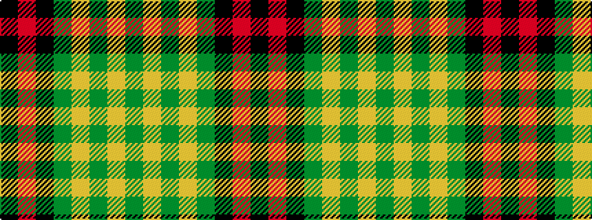 idealised woven sample of pattern GYGYGKRK