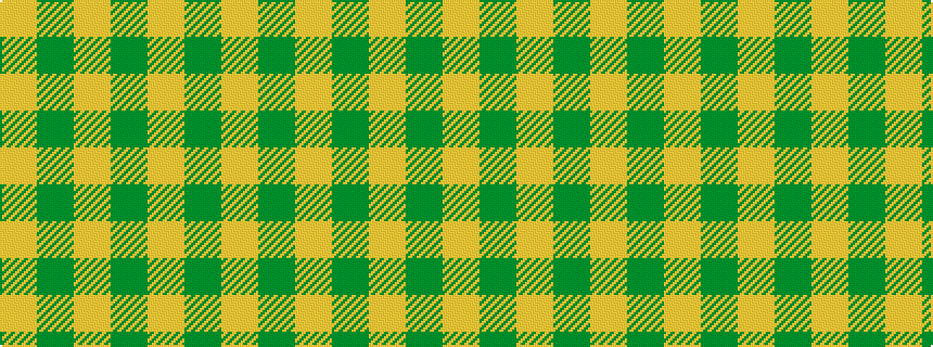 idealised woven sample of pattern GYGYGY