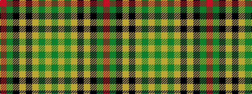idealised woven sample of pattern GYGYKYKGR