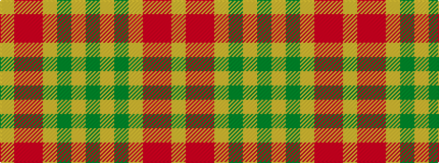 idealised woven sample of pattern GYGYRRY