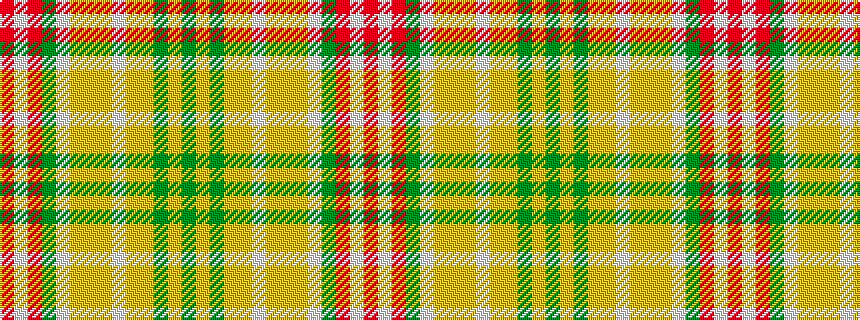 idealised woven sample of pattern GYGYYWYYYWGRWR