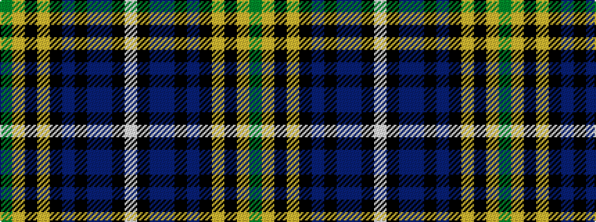 idealised woven sample of pattern GYKYKBKBBKW