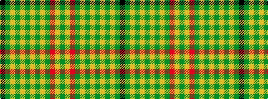 idealised woven sample of pattern GYRGYGYGYGYGK