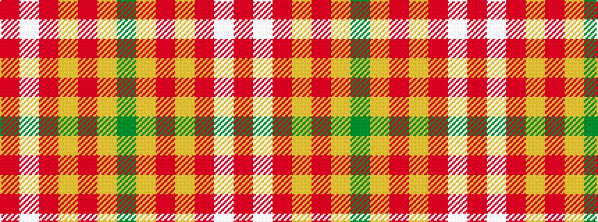 idealised woven sample of pattern GYRYRWR