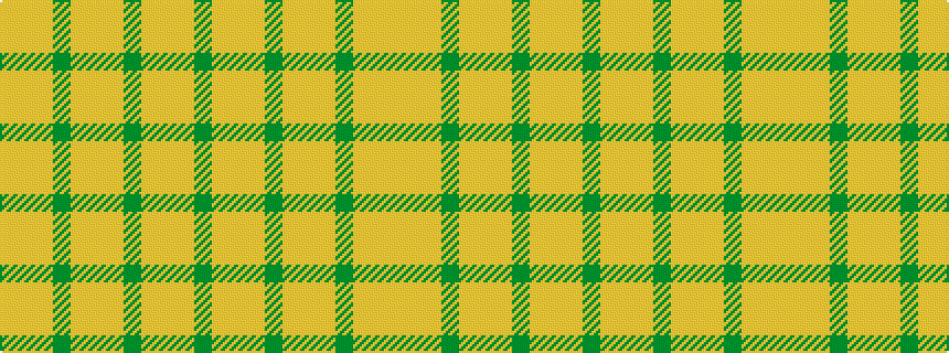 idealised woven sample of pattern GYYYGYYYGYYY