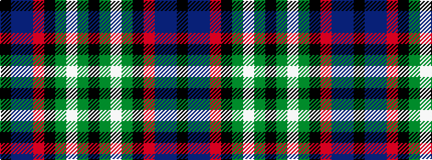 idealised woven sample of pattern KBBRKGWGK