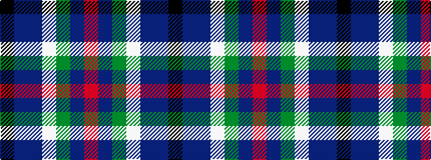 idealised woven sample of pattern KBBWGBR