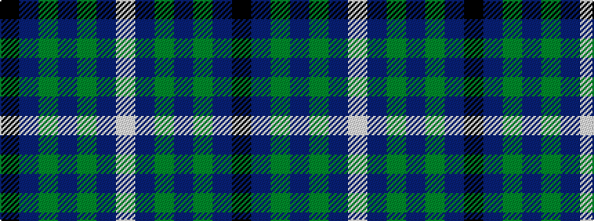idealised woven sample of pattern KBGBGBW