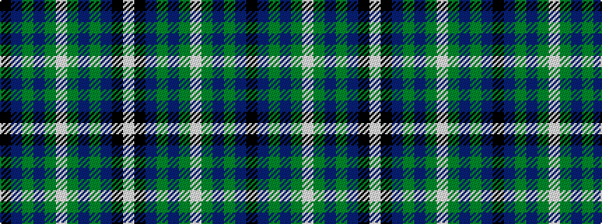 idealised woven sample of pattern KBGBGWGBGBKW