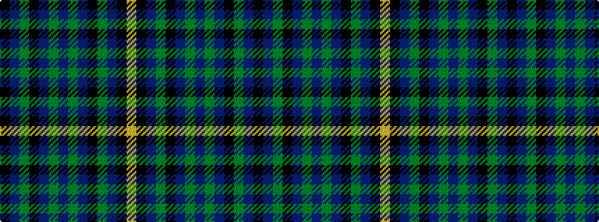 idealised woven sample of pattern KBGKBGBGBKGBKY
