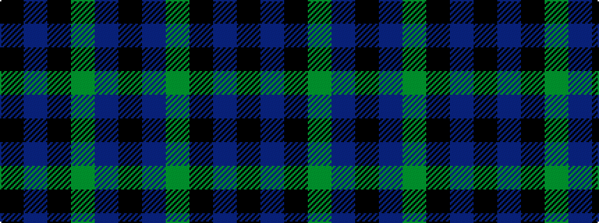 idealised woven sample of pattern KBGKBK