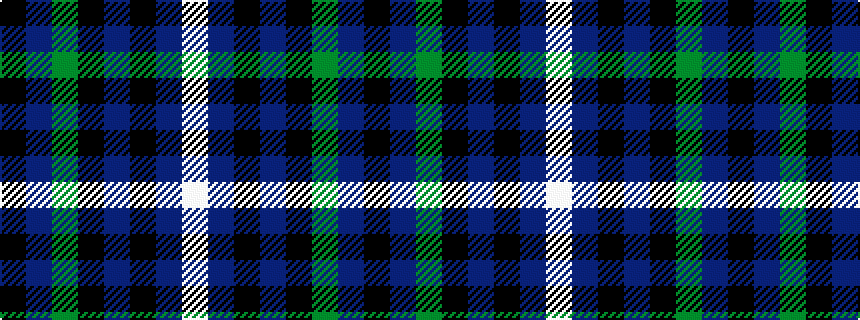 idealised woven sample of pattern KBGKBKBW