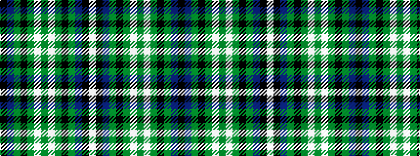 idealised woven sample of pattern KBGKGWGWGKGBKW
