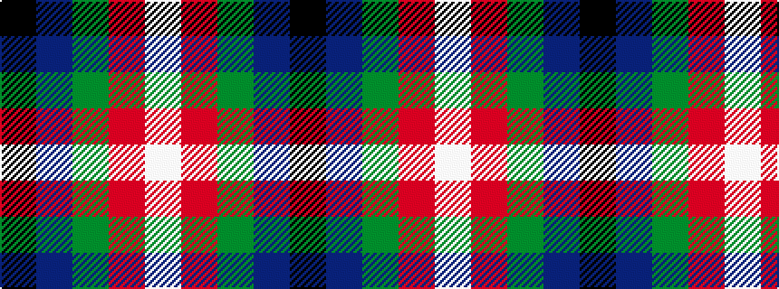 idealised woven sample of pattern KBGRW