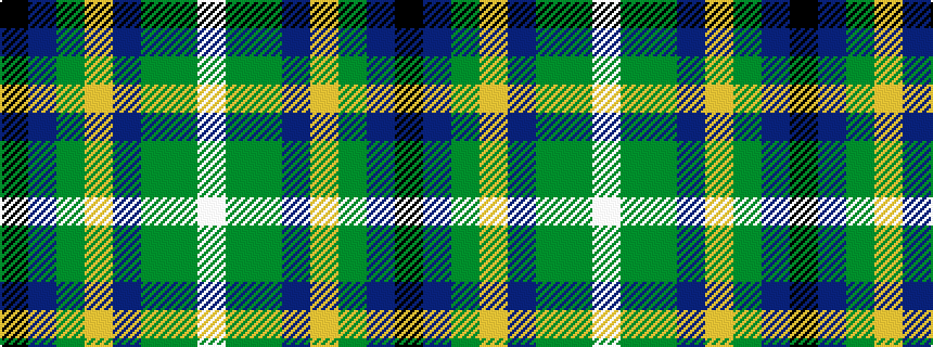 idealised woven sample of pattern KBGYBGGW