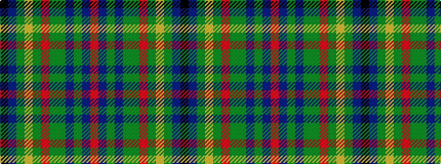 idealised woven sample of pattern KBGYGRGGBGBR