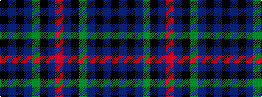 idealised woven sample of pattern KBKBGKBR