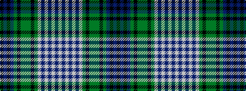 idealised woven sample of pattern KBKBGKGGGKGWBWBWBW