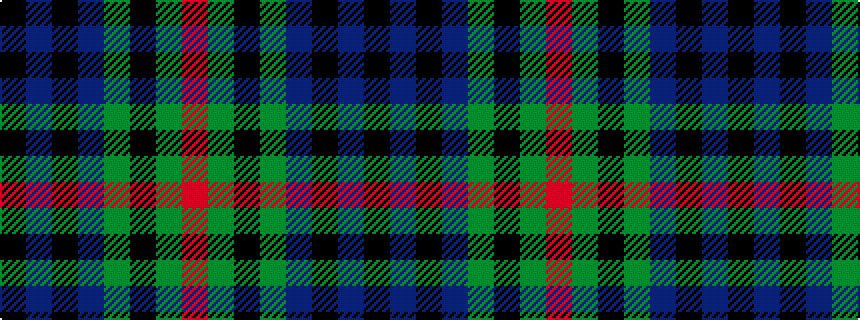 idealised woven sample of pattern KBKBGKGR