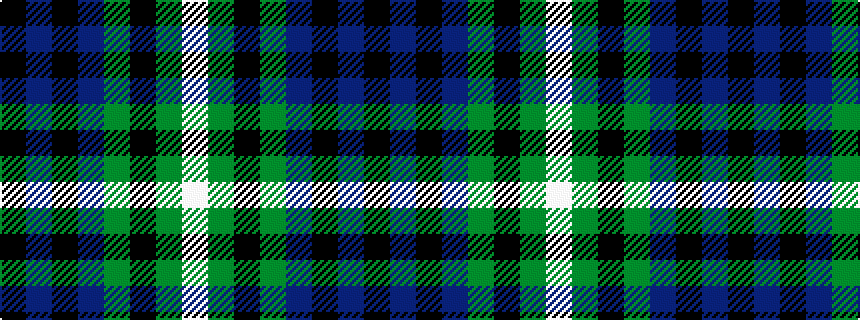 idealised woven sample of pattern KBKBGKGW