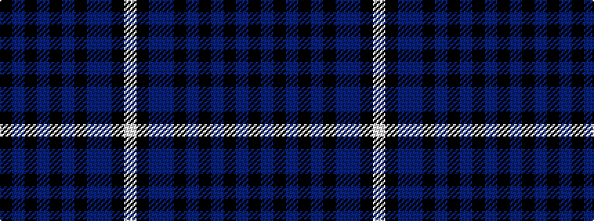 idealised woven sample of pattern KBKBKBKBBKW