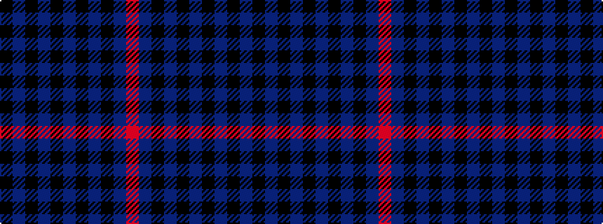 idealised woven sample of pattern KBKBKBKBKBR