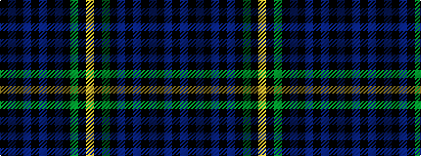 idealised woven sample of pattern KBKBKBKBKGKY
