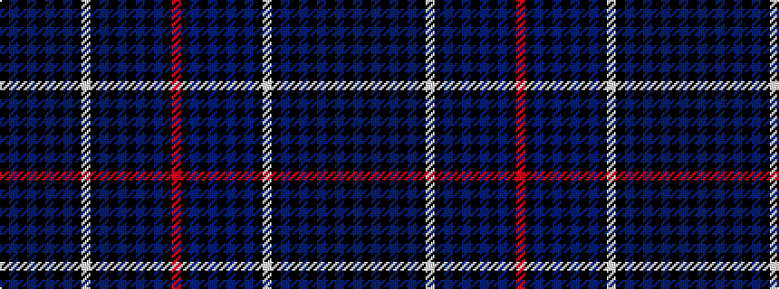 idealised woven sample of pattern KBKBKBKBKWKBKBKBKBKR