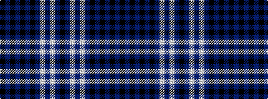idealised woven sample of pattern KBKBKBKBWBWBK