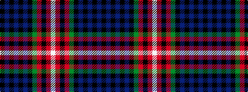 idealised woven sample of pattern KBKBKBKGRKRW