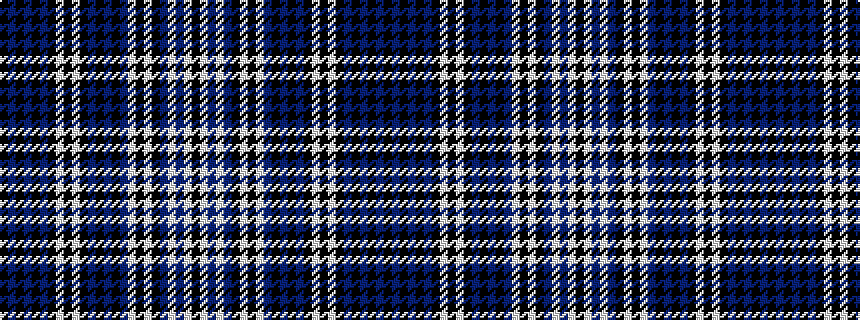 idealised woven sample of pattern KBKBKBKWKWKBKBKBWKWKBWBWK