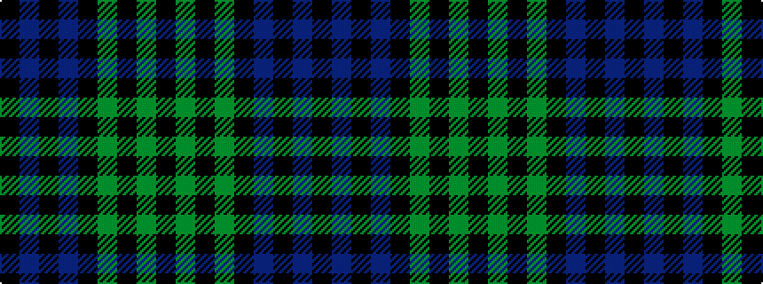 idealised woven sample of pattern KBKBKGKGK