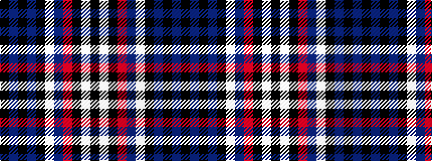 idealised woven sample of pattern KBKBKWBRKWK