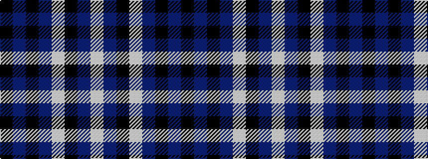 idealised woven sample of pattern KBKBWKBW