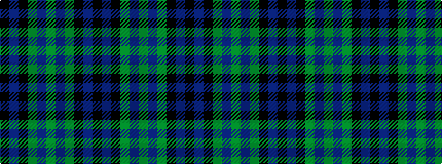 idealised woven sample of pattern KBKGBGBGKBK