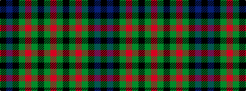 idealised woven sample of pattern KBKGRGKGR