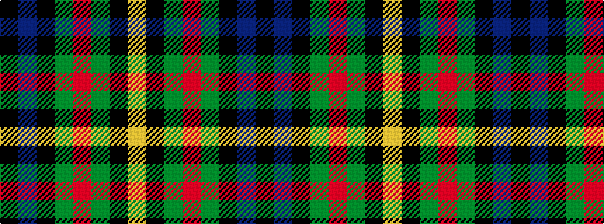 idealised woven sample of pattern KBKGRGKY