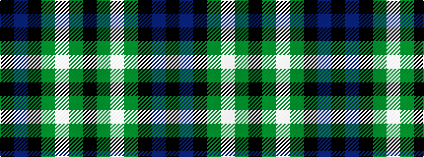 idealised woven sample of pattern KBKGWGK