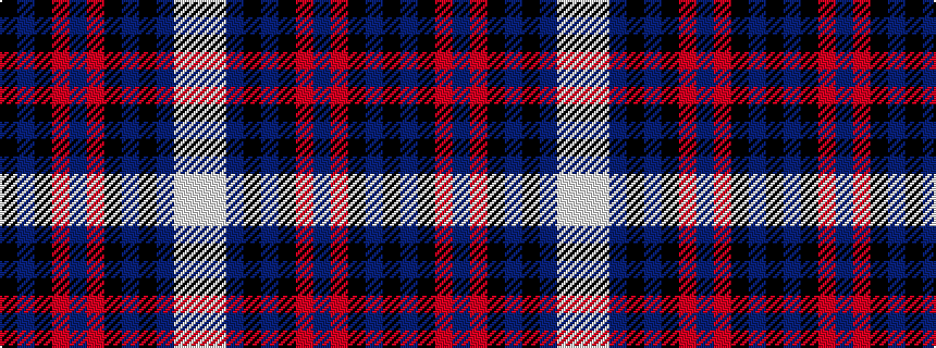 idealised woven sample of pattern KBKRBRKBKBWW